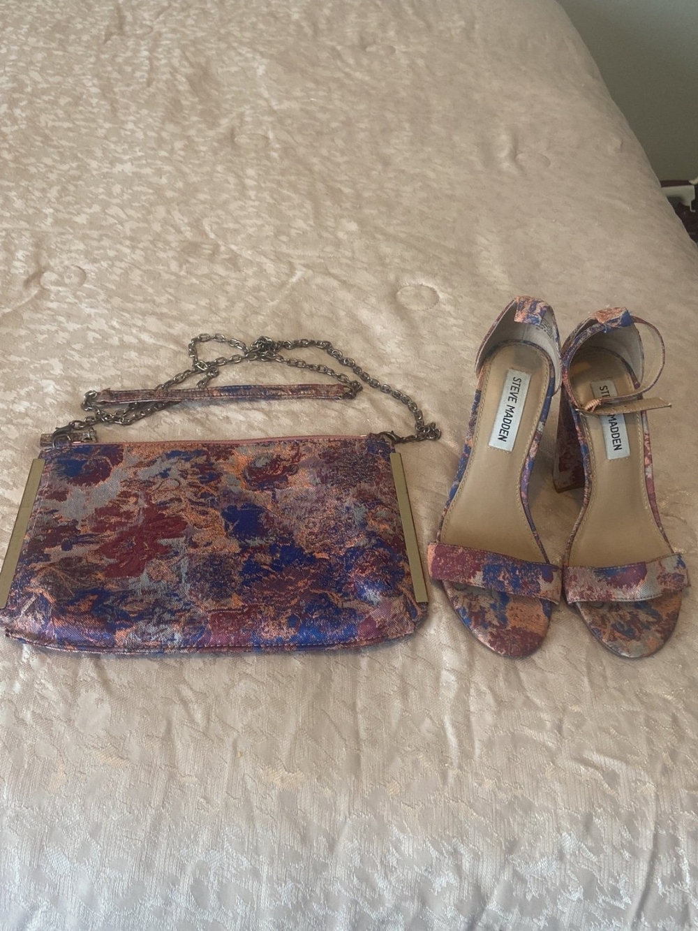 Steve Madden Matching Heels And Purse